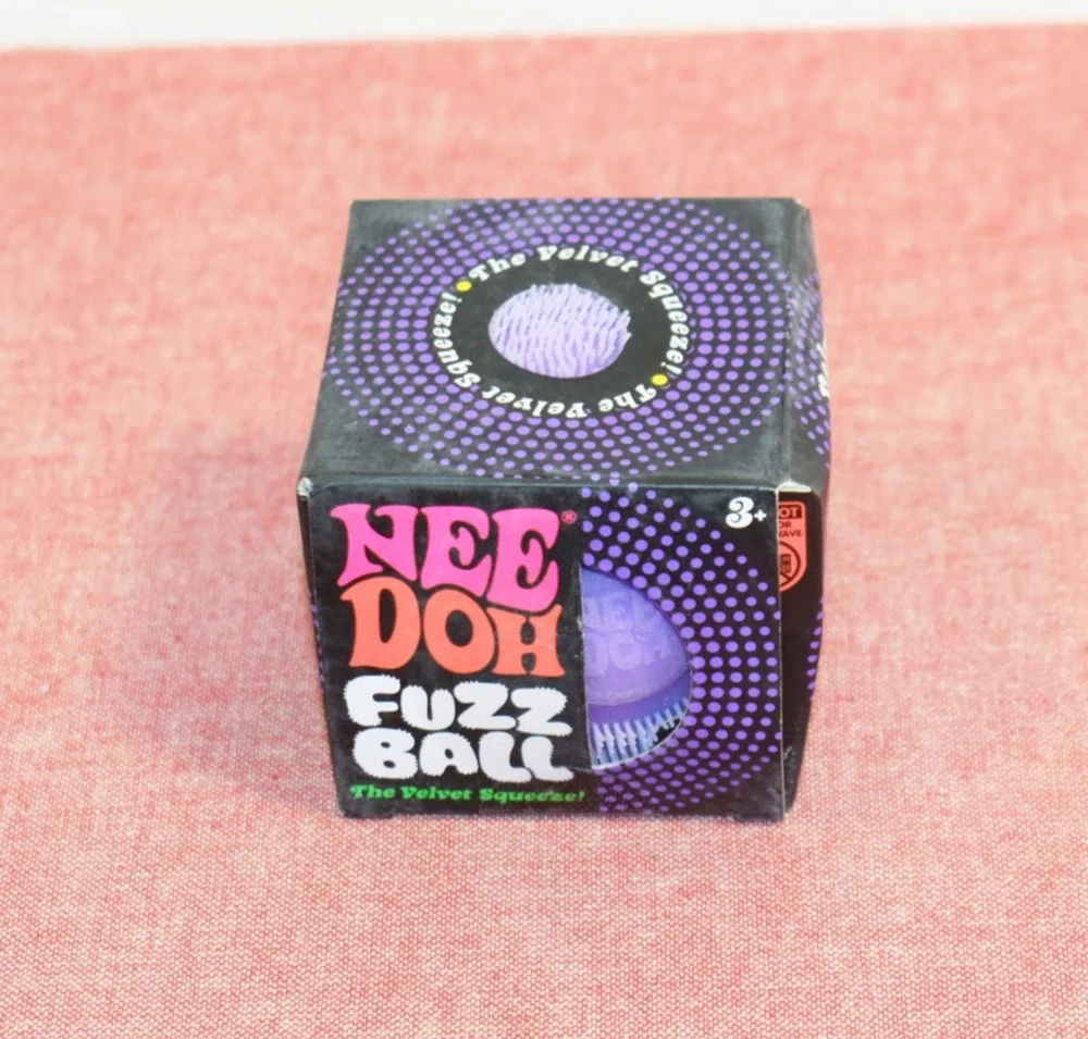 Schylling Needoh Fuzz Ball Purple